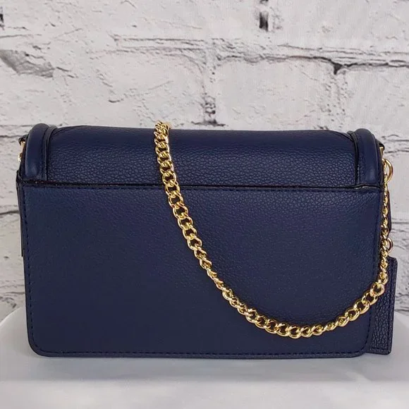 'VICTORIA'S SECRET' MONOGRAM CROC ACCENT CHAIN LINK CROSSBODY BAG - Picture 3 of 16